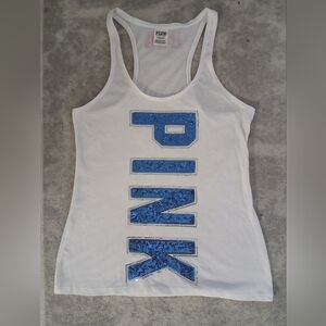 PINK bling tank top NWOT